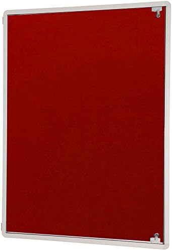 Spaceright Europe 120 x 120 cm Flame Shield Side Hinged Tamperproof Single Door - Red