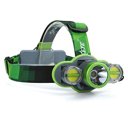 Koly 15000LM XM-L T6 + 2X COB LED recargable 18650 linterna de la linterna del faro
