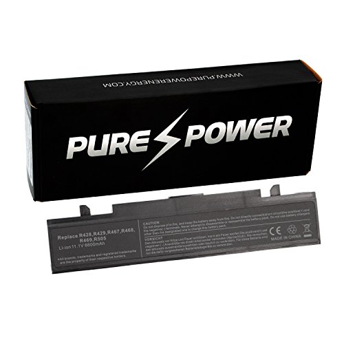 PURE⚡POWER® EXTENDED Laptop Akku für Samsung NP350E7C-A04DE (11.1V, 6600 mAh, schwarz, 9 Zellen)