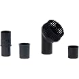 Brosse Ronde Pour Aspirateur Top Filter - Pour Surfaces Délicates Et Textiles - 7.5cm - Noir