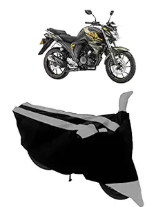 HEMSKAR Present All Weather Protection Scooty Bike Cover Made for Yamaha FZ-S Semi Waterproof Cover (Grey)