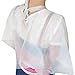100 PCS 60 x 90cm Plastic Disposable Waterproof Hair Salon Barber Cape Hair Cutting Hairdressing Shoulder Capes