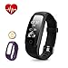 Price comparison product image Fitness Tracker Heart Rate, DBPOWER IP68 Waterproof Smart Bracelet With Activity Tracker Watch with Calorie Counter Pedometer + Watch Replacement Band for Android and IOS