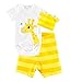 CHIC*MALL Children Baby Boys Girls Sets Clothes 3pcs Romper+Hat+Pants Clothing Set Summer Giraffe (90)