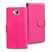 Produktbild Microsoft Lumia 650 Bookstyle Hülle, Conie Mobile PU Leder Schutzhülle Handytasche Bookcase Tasche Premium Klapphülle in Pink