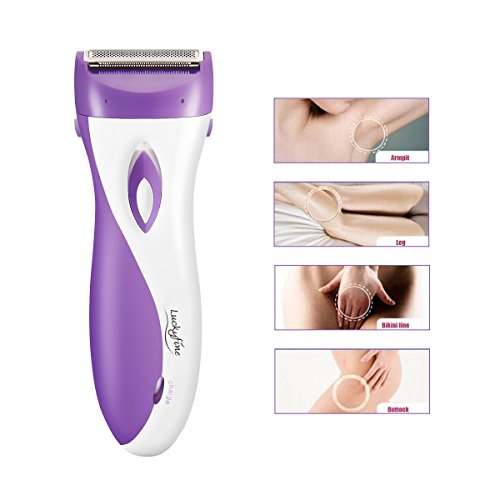 Preisvergleich Produktbild LuckyFine Elektrorasierer frauen rasieren körperhaar entfernen messer Haar epilieren lady shaver frauen kümmern Werkzeuge km-3018