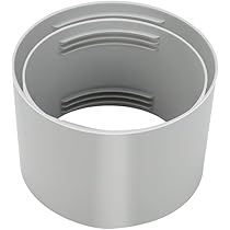 Uxcell 5.1 Inch X 118 Inch Anti-Clockwise Thread AC Vent Exhaust Tube