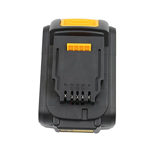 KINSUN Werkzeug Akku 20V Li-Ion 3.0Ah für Dewalt Akkuschrauber Schlagschrauber N123283, N123282, DCB201-2, DCB201, DCB200, DCB181-XJ, DCB181, DCB180 - 6