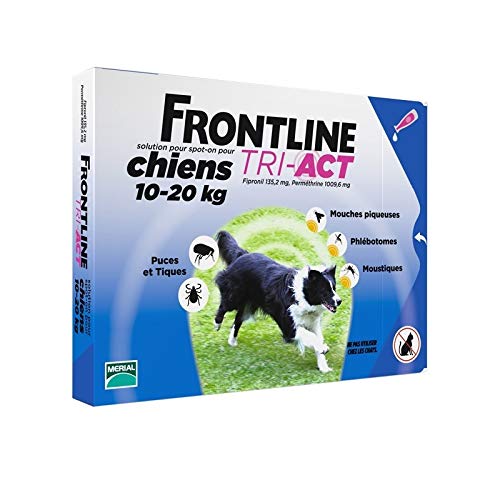Frontline-TRI-ACT-Chien-Anti-puces-et-Anti-tiques-pour-Chien