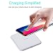 Produktbild HKFV Qi Wireless Ladegerät Power Charger Wireless Lade Pad für iPhone 8/8 Plus / X Quadratisches iPhone X drahtloses Ladegerät von Apple