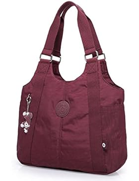Foino Schultertasche Wasserdicht Umhängetasche Damen Handtasche Mode Kuriertasche Lässige Sporttasche Reisetasche...
