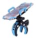 Produktbild Eximtrade Universal Fahrrad Handy Halterung mit Silikonband für Apple iPhone 4/5/5s/6/6s/6Plus/6s Plus/7/7 Plus, Samsung Galaxy S2/S3/S4/S5/S6/S6 Edge/S6 Edge Plus/S7 Edge/Note 3/Note 4/Note 5, HTC One, Motorola, Sony Xperia, LG und andere Smartphones (Blau)