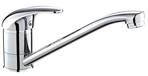 DP Grifería GC-0006 Grifo de fregadero, color plateado