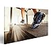 Produktbild islandburner Bild Bilder auf Leinwand Man läuft in Einem Fitnessstudio auf Einem Laufband für die Ausübung, Fitness und gesunden Lebensstil Wandbild, Poster, Leinwandbild EJA