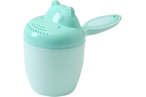 Allegorly Haarwaschbecher Baby Haarwaschhilfe Kinder Babybecher Gießkanne Rinser Becher Flusher Cup Schutz Augenspülbecher für Kleinkind