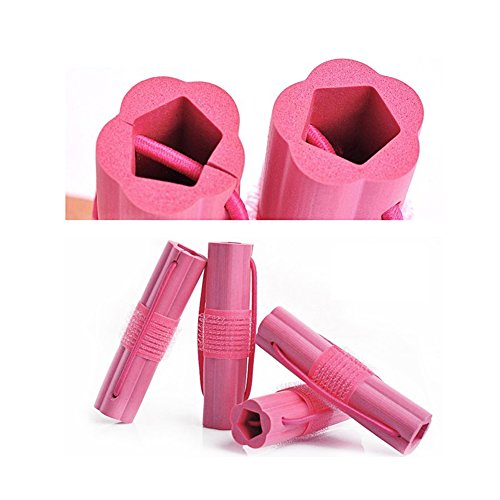 Lockenwickler, Haarklammern, Lockenstäbe DIY Curler Roller Lockenwickler Set Soft & Comfortable Hair Curlers Hair Curling Styling Twist Tool DIY Kosmetik Tools fur Weiblich, 6 Stück - 4