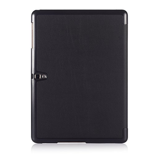 iHarbort® Samsung Galaxy Tab S 10.5 Hülle Case – Ultra Slim Leder Tasche Hülle Etui Schutzhülle Für Samsung Galaxy Tab S 10.5 Zoll T800 Case Holder mit automatischer Weckfunktion (Galaxy Tab S 10.5, Schwarz) - 5