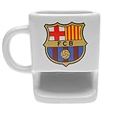 Soporte para galletas Taza de galletas con diseño del club de fútbol del Barcelona FC, ideal como regalo para los fans