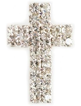°*2020 Ansteckpin Kreuz mit Strass-Steinen
