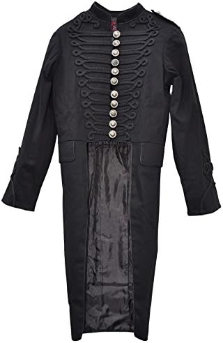 Zoelibat 30006405.008l Halloween Tail Coat Mens Coat Pintuck Long Steampunk Style