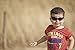 Real Kids Shades Explorer Flex Fit Removable Band with Polycarbonate Sunglasses (Lens 0 Plus, Cherry Pink/Lime Green)