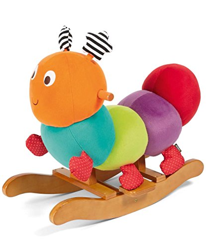 Mamas & Papas Toddlers Infants Rocking Animal - Babyplay Charlie Caterpillar Baby Sit And Ride Soft Toy
