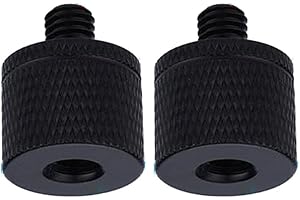 Gereiny 2x DSLR Camera Screws 1/4 to M4 M5 M6 M8 M10 M12 Conversion Screw for Projector