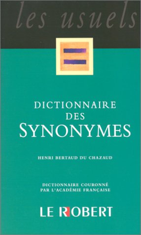 couverture de : Dictionnaire des synonymes