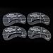 Manchester Case 6 Sets of Eyebrow Stencils Eye Brow Grooming Shaping Kit Makeup Beauty Tool---24 Styles