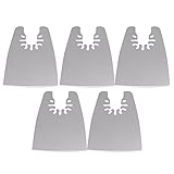 Grosor: 0,6 mm 5pcs 52 mm liberación rápida Acero Inoxidable Soporte de cuchillo Edge rasqueta oscilante herramienta multifunción para Bosch Fein negro & decker