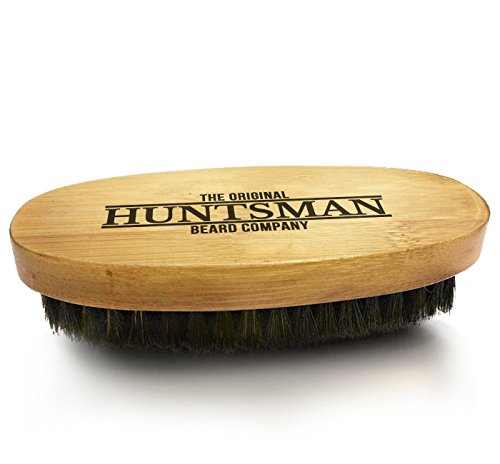 Beard Brush | Perfect For Beard Balms and Oils | Natural, Soft Boar Hair | For Help Softening And Conditioning Itchy Beards | Packaged in Premium Giftbox