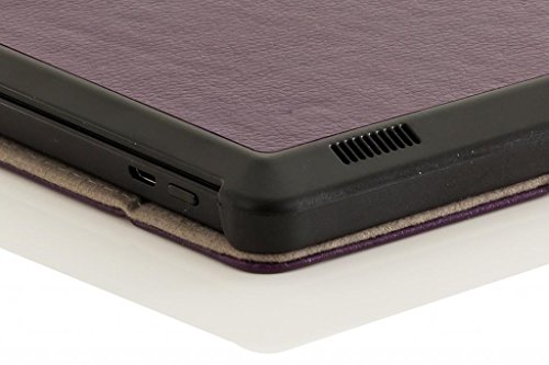 Forefront Cases® Neue Leder Hülle / Tasche / Case / Cover für Amazon Fire HD 6 Tablet (Oktober 2014) – Rundum-Geräteschutz und intelligente Auto-Sleep-Wake-Funktion mit 3-JAHRES-GARANTIE VON Forefront CASES – inkl. Eingabestift und Displayschutz - 5