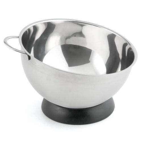 Weis 13224 Schneeschlagkessel 24 cm mit Ring, Edelstahl