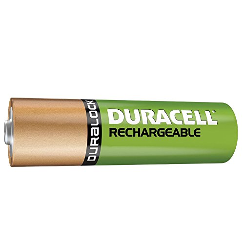 41B8MeJnuAL Duracell AAA HR03 Rechargeable Batteries Duralock Pre and Stay Charged 850mAh - Value 8 Pack