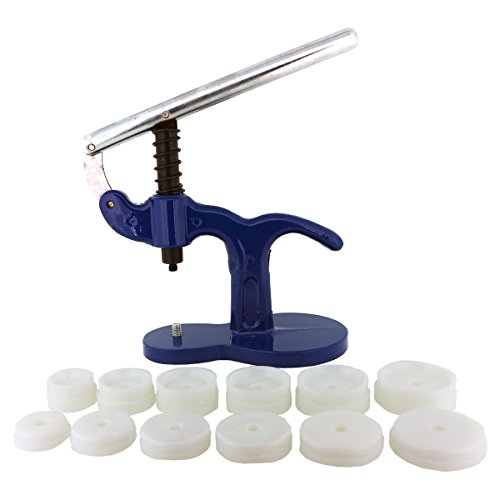 Kurtzy 13 tlgs. Einpresswerkzeug & 12 Druckplatten für Uhrenreparatur MA-7014