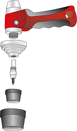 Paffrath Satz koppelbare Lochstanzer, Durchmesser 2 – 50 mm, 0800250 - 3