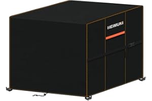 HEIMUNI Pokrowiec na Meble Ogrodowe Kwadratowy, Pokrowiec na Stół Zewnętrzny, Pokrowiec na Sofę na Stoły Ogrodowe i Krzesła, Pokrowiec na Stół Ogrodowy, Pokrowce na Meble Rattanowe, 80 x 80 x 80 cm