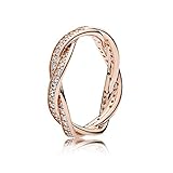 Pandora Damen-Ringe zum Jahrestag Silber_vergoldet mit '- Ringgröße 52 (16.6) 180892CZ-52