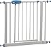 IB-Style - Adjustable safety gate "Megane" white-blue 74 - 143 cm | 12 variations | stair gate | without drilling | open like a door | width 74 - 87 cm