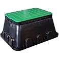 Ventilbox 65x51,5x31,5 Cm – Bodeneinbaudose Für Bewässerung, Kabel, Belastbar Bis 150 Kg