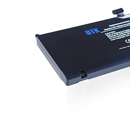 DTK® Ultra Hochleistung Notebook Laptop Batterie Li-ion Akku A1321 für Apple A1321 A1286 (Only for 2009 2010 Version) Unibody Macbook Pro 15“, Fits Mb985 Mb986j/a Mc118 – 18 Months Warranty [10.95V 6000mAh 74Wh] - 6