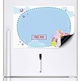 CKB Ltd Unicorn magnétique mémo frigo Tableau effaçable à sec Planner Aimant signalisation Drap avec marqueur blanc et stylo coloré de cuisine avis Grande Daily Menu Shopping au Liste des taches