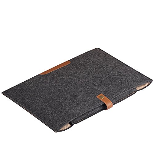 13 3 Zoll Macbook Pro Retina Filz Sleeve H  lle Ultrabook Laptop Tasche Speziell f  r Laptop   Notebook  Ultrabook  Netbook Schwarz