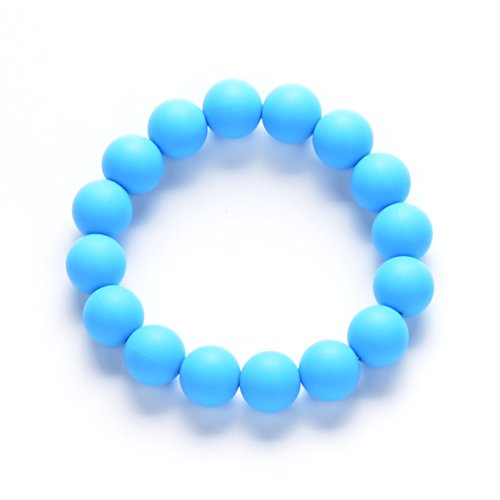 Chuchumz Chewy Bracelet Chewelry Autism ADHD Biting Sensory Child Baby Teething Chew Toy Children Blue