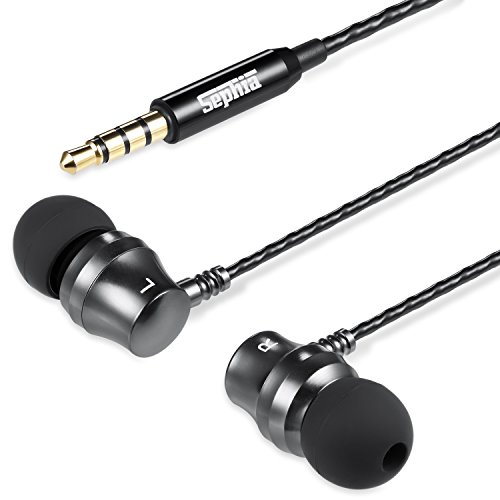 Sephia-SP9090-Earphones-Metal-Headphones-with-Bass-Driven-Sound-for-iPhone-iPad-iPod-MP3-Players-Samsung-Smartphones-and-Tablets