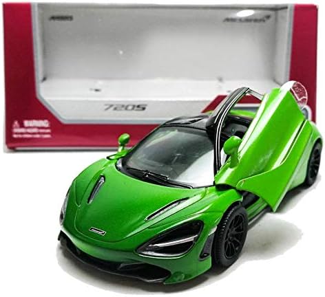 Kinsmart 1:36 Die-Cast McLaren MSO 720S Car Metal Green Model with Box Collection Christmas Gift