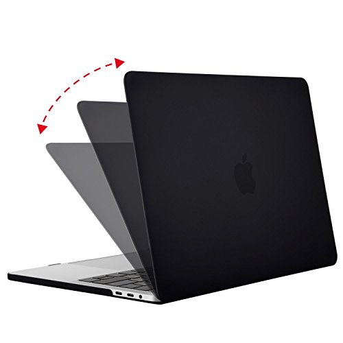 MOSISO MacBook Pro 13 Hülle 2016 – Ultra Slim Hochwertige Plastik Hartschale Tasche Schutzhülle Snap Case für NEUESTE MacBook Pro 13 Zoll (2016 Freisetzung) A1706 / A1708 mit/ohne Touch Bar and Touch ID, Schwarz - 4