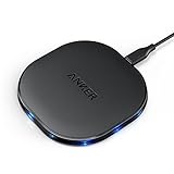Migliori basi ricarica wireless per iPhone 4 Anker Caricatore Wireless Wireless Charger 10 W Caricabatterie Wireless Qi per iPhone 8/8Plus/X,Samsung S8/S8 Plus,Note 8,S7 Edge,S6/S6 Edge,Lumia 950 e Tutti i Dispositivi dotati di sistema Qi