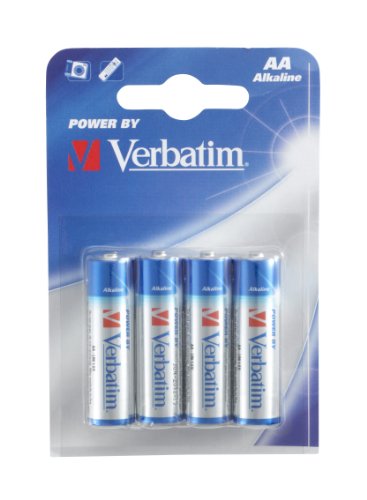 Verbatim 49921 AA Alkaline Batteries (Pack of 4)