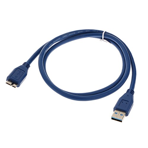 MagiDeal 3ft USB 3.0 High Speed ​​ A Male to Micro B Male Daten Kabel Adapter Kabel Blau
